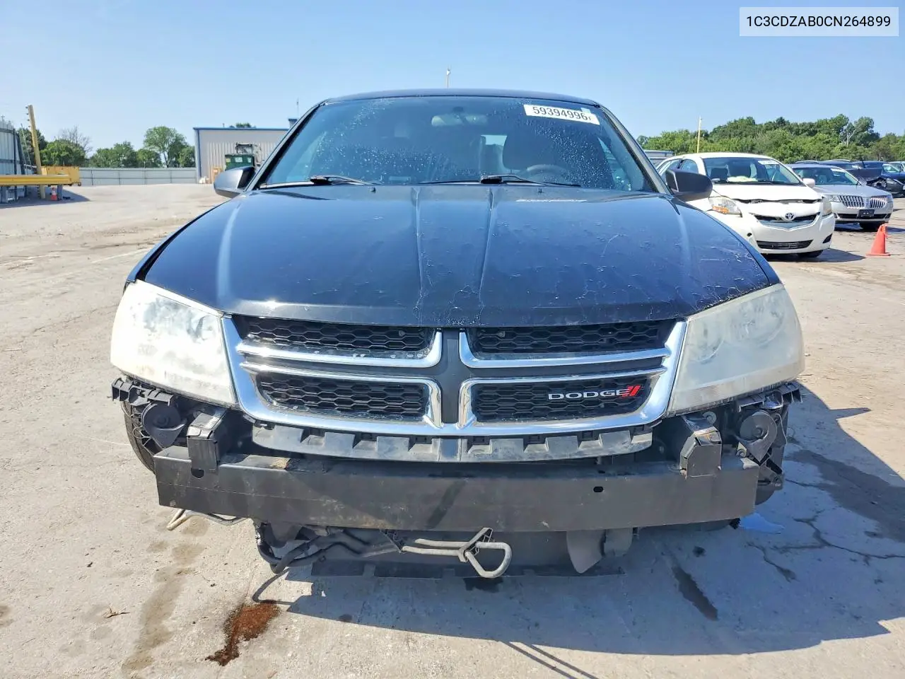 2012 Dodge Avenger Se VIN: 1C3CDZAB0CN264899 Lot: 59394996