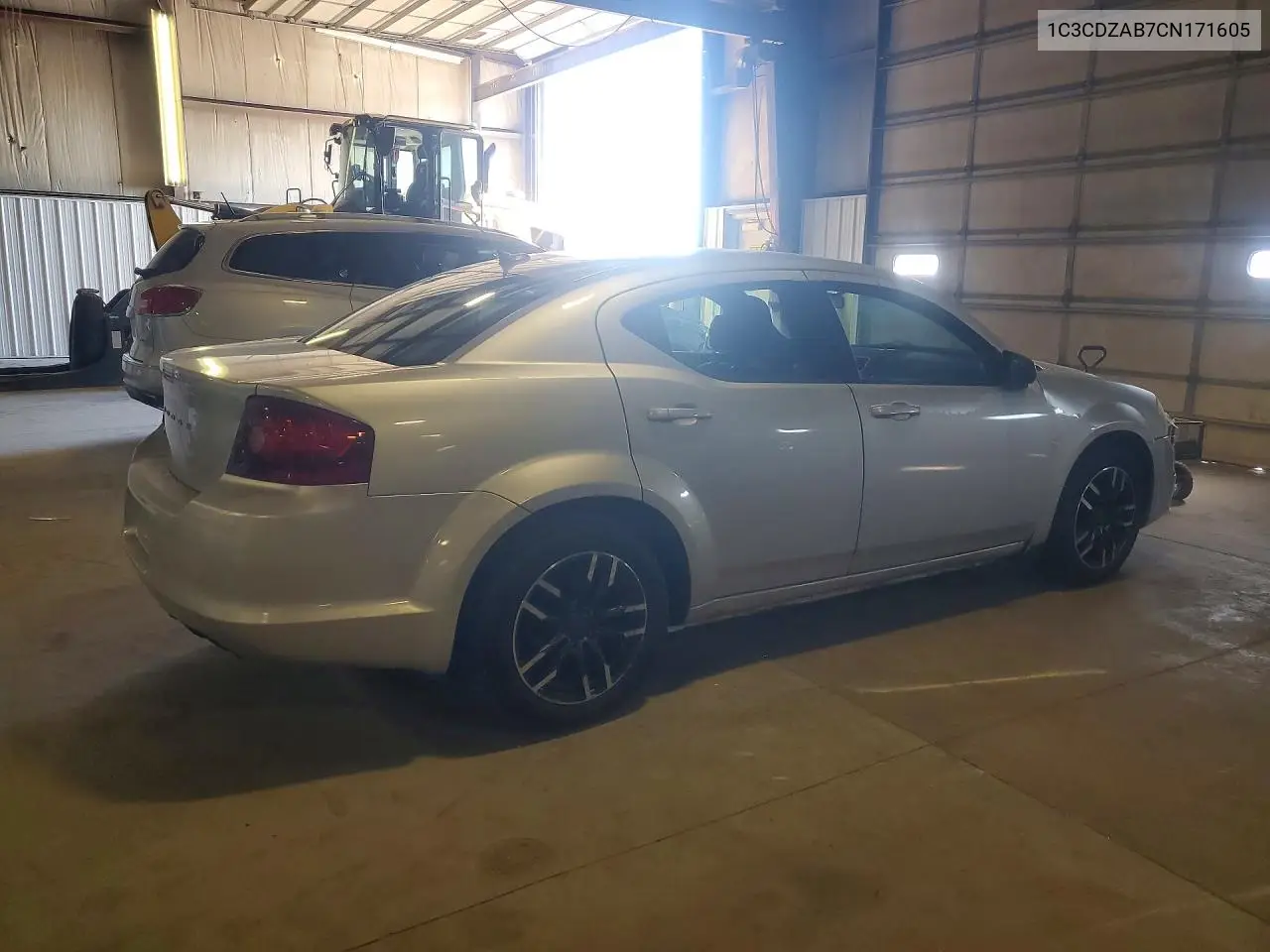 2012 Dodge Avenger VIN: 1C3CDZAB7CN171605 Lot: 59913516
