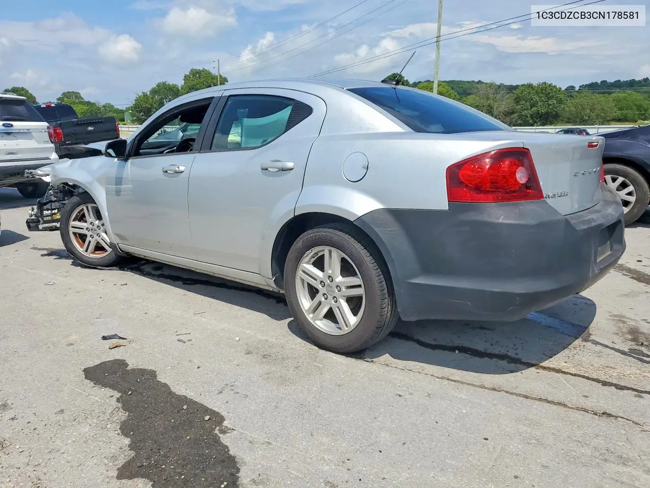 2012 Dodge Avenger Sxt VIN: 1C3CDZCB3CN178581 Lot: 60312476