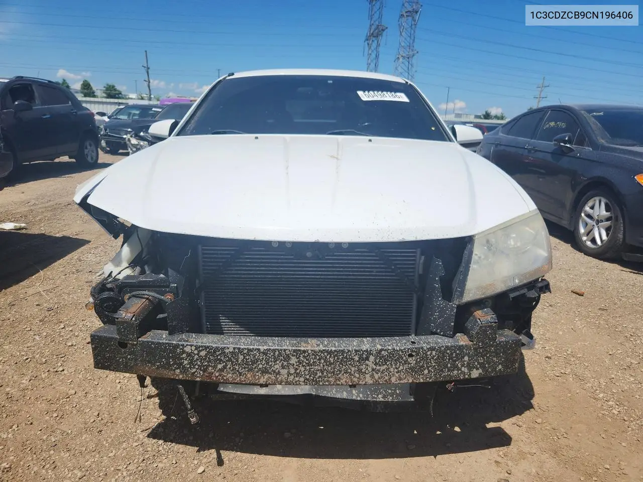 2012 Dodge Avenger Sxt VIN: 1C3CDZCB9CN196406 Lot: 60498186
