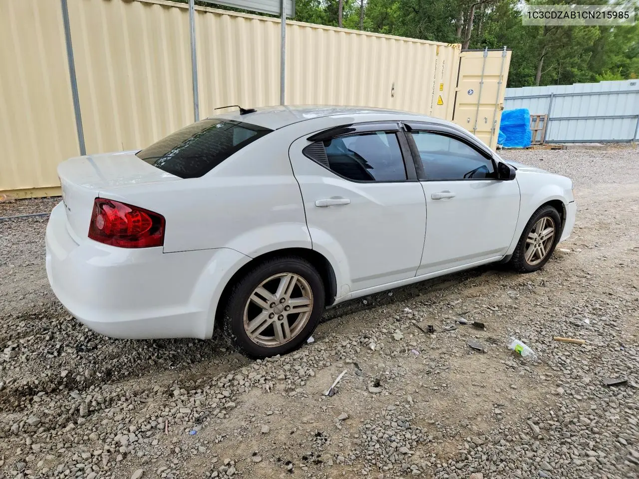 2012 Dodge Avenger Se VIN: 1C3CDZAB1CN215985 Lot: 60640106