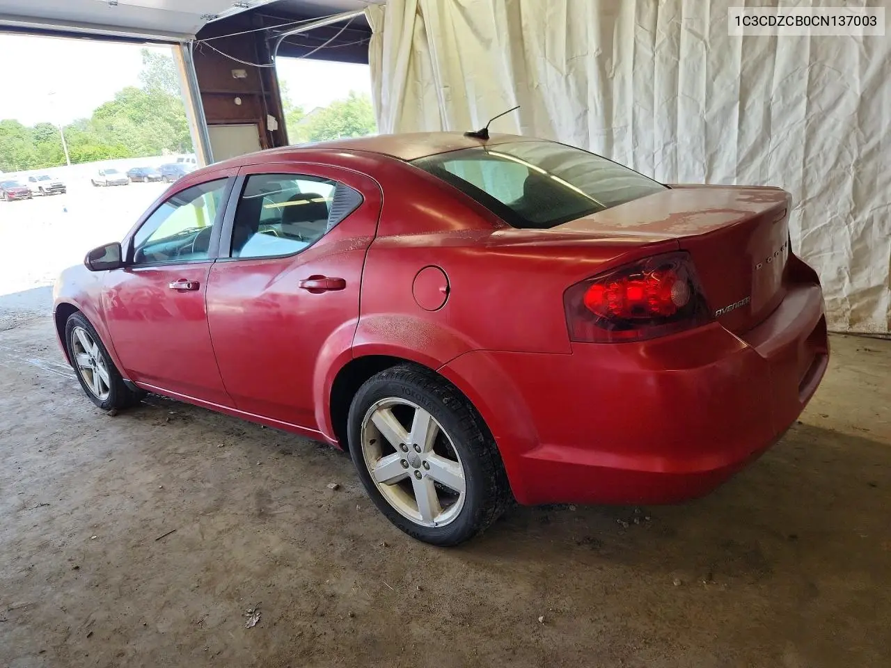 2012 Dodge Avenger Sxt VIN: 1C3CDZCB0CN137003 Lot: 61006026