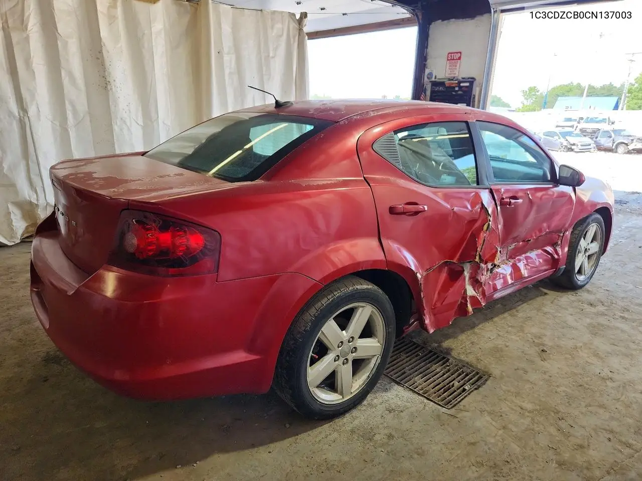 2012 Dodge Avenger Sxt VIN: 1C3CDZCB0CN137003 Lot: 61006026