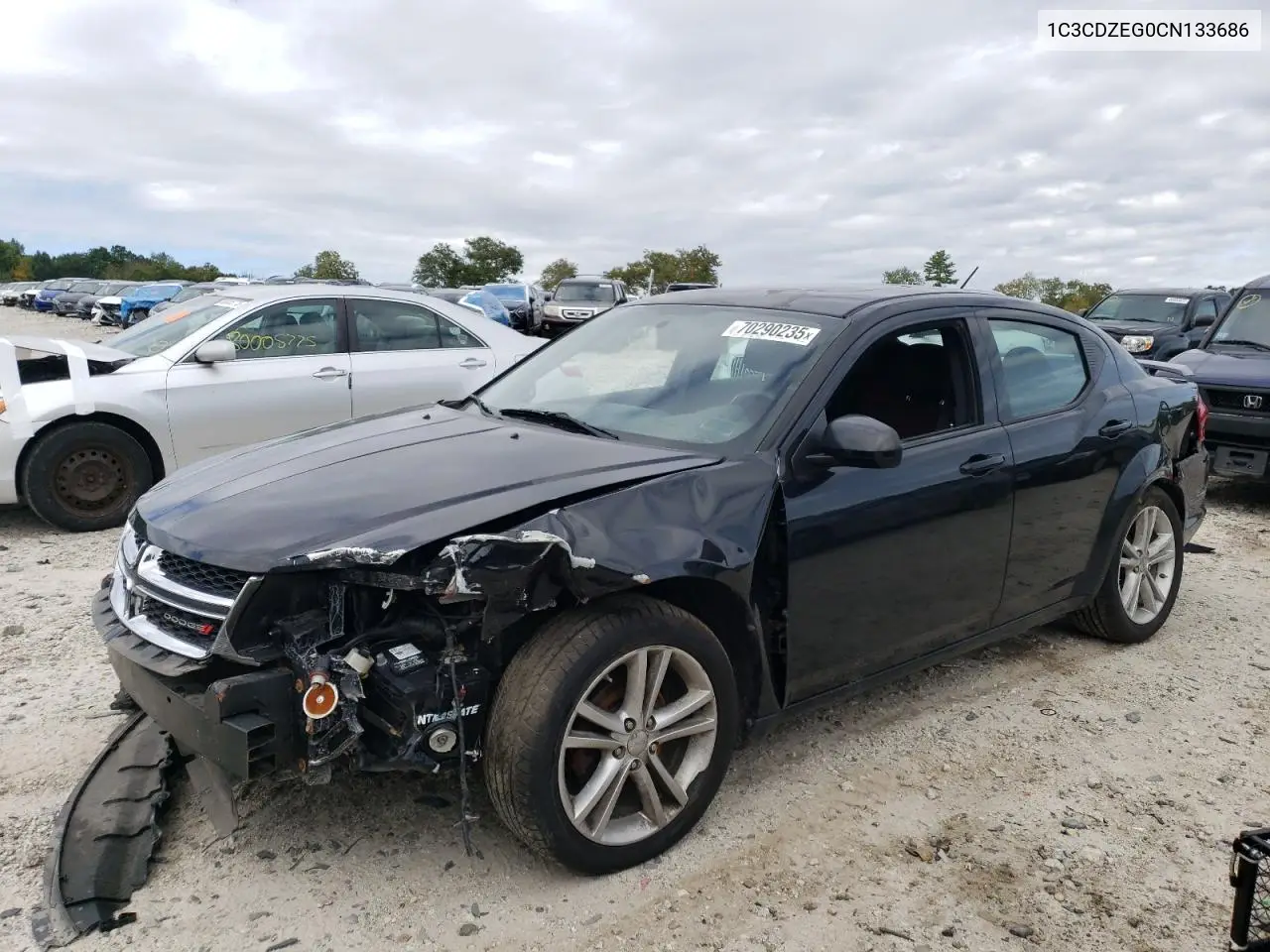 1C3CDZEG0CN133686 2012 Dodge Avenger Sxt
