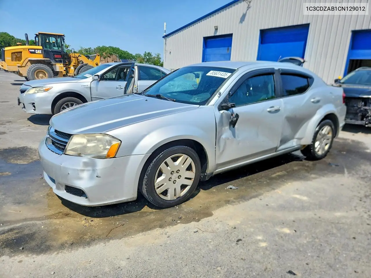 2012 Dodge Avenger Se VIN: 1C3CDZAB1CN129012 Lot: 85631435