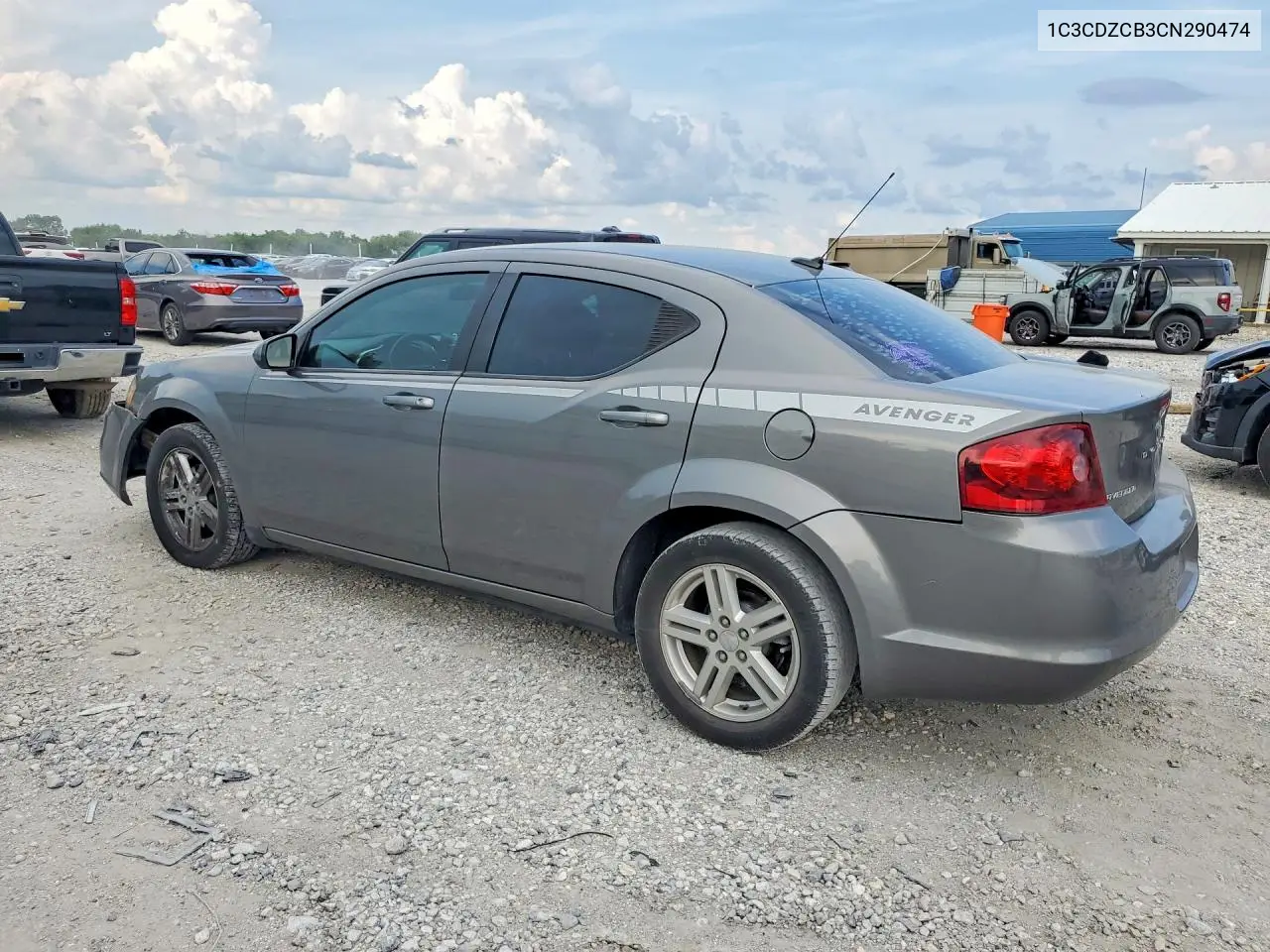 2012 Dodge Avenger Sxt VIN: 1C3CDZCB3CN290474 Lot: 85769045