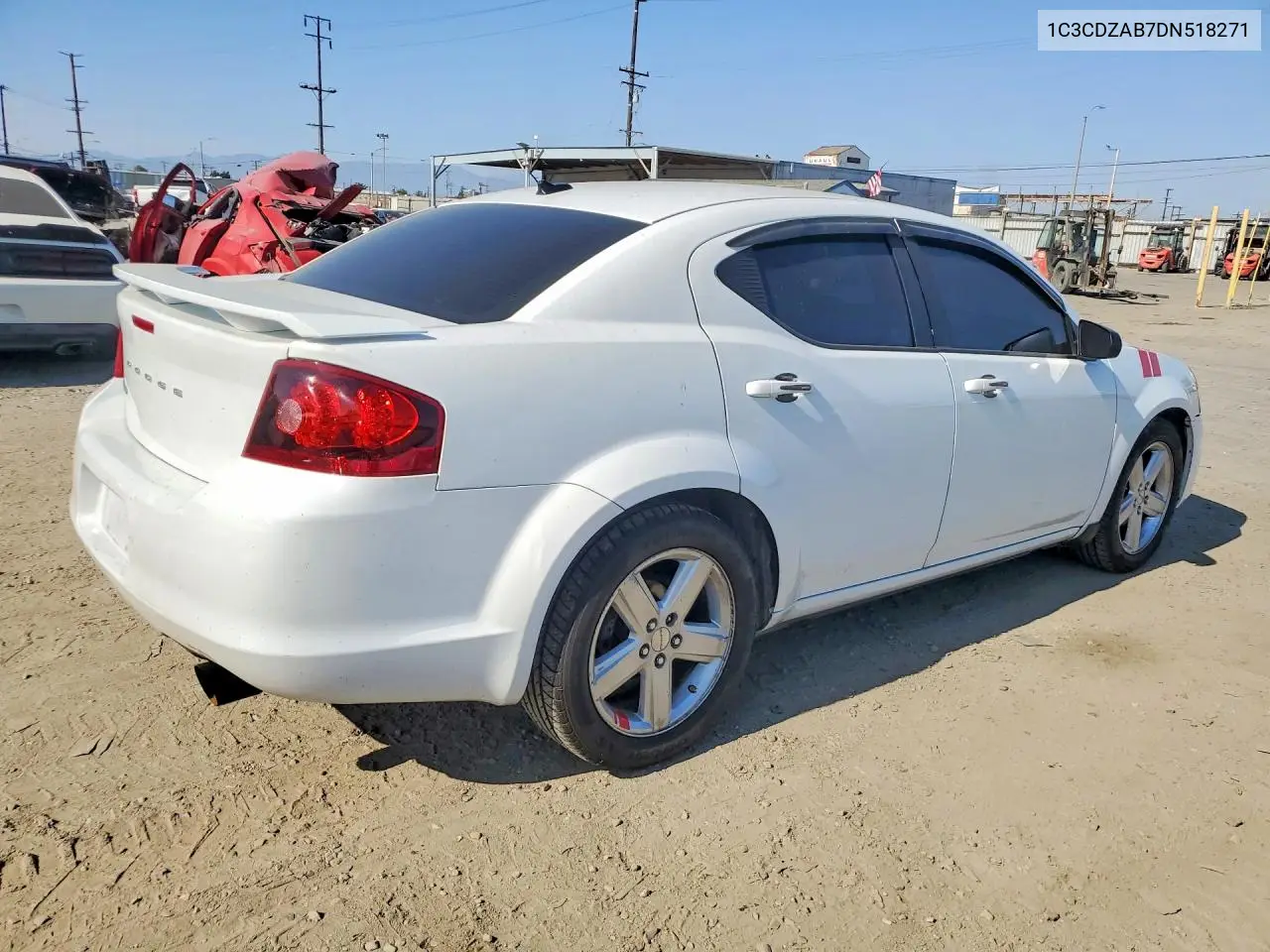 2013 Dodge Avenger Se VIN: 1C3CDZAB7DN518271 Lot: 54181336