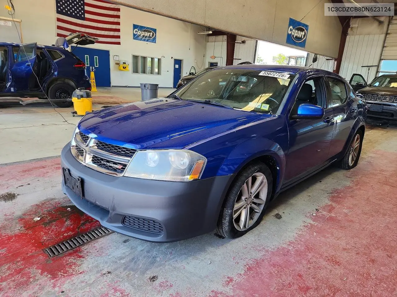 2013 Dodge Avenger Sxt VIN: 1C3CDZCB8DN623124 Lot: 55822726
