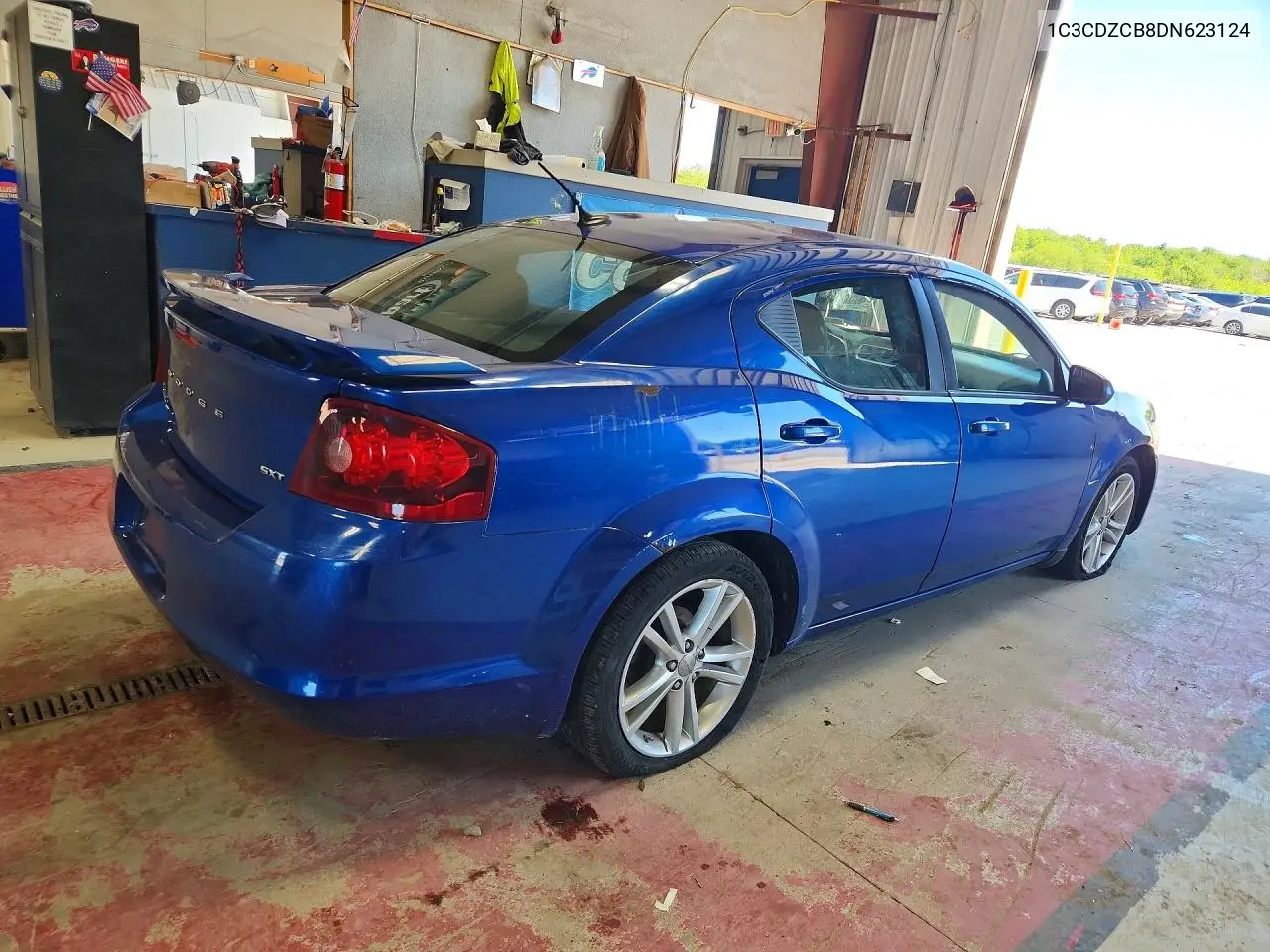 2013 Dodge Avenger Sxt VIN: 1C3CDZCB8DN623124 Lot: 55822726
