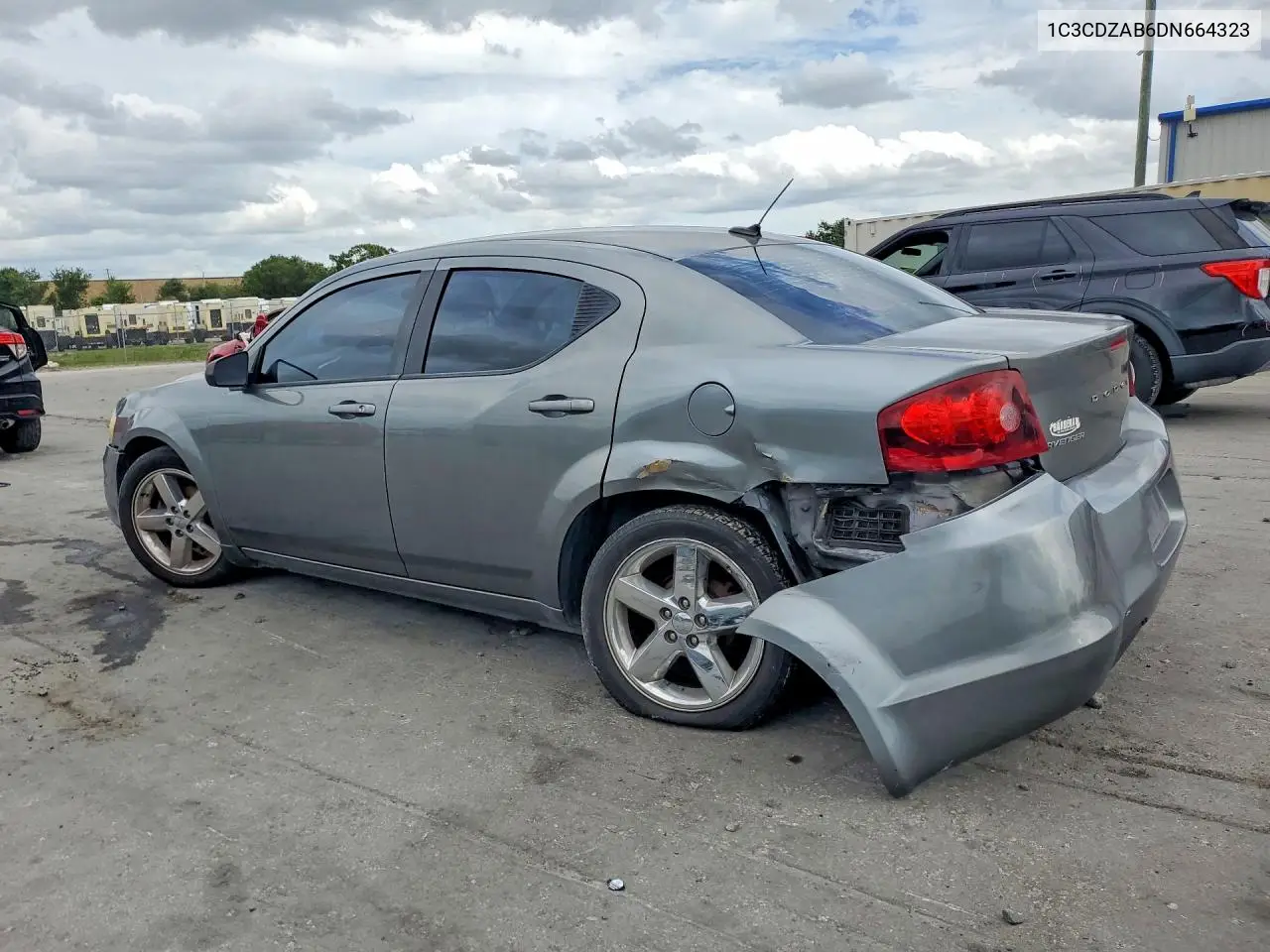 2013 Dodge Avenger Se VIN: 1C3CDZAB6DN664323 Lot: 56358216