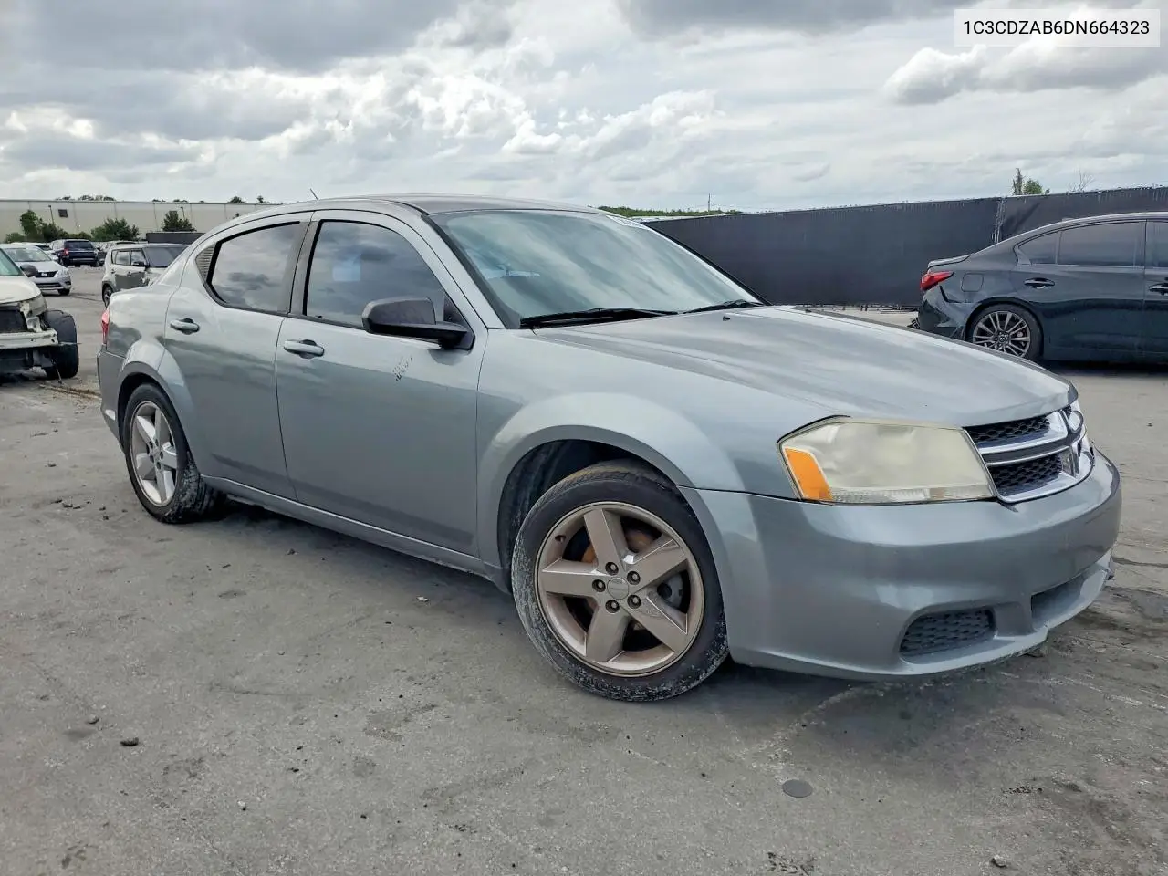2013 Dodge Avenger Se VIN: 1C3CDZAB6DN664323 Lot: 56358216