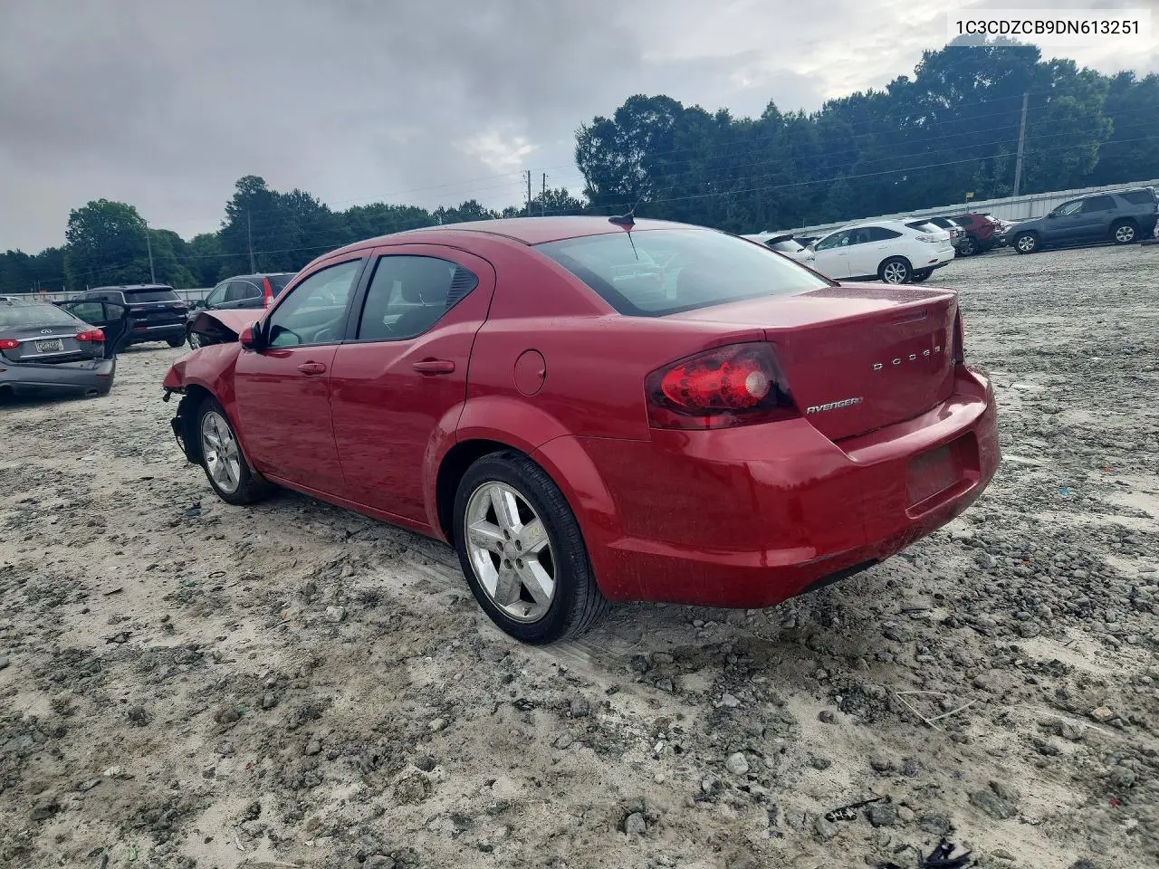 2013 Dodge Avenger Sxt VIN: 1C3CDZCB9DN613251 Lot: 56510976