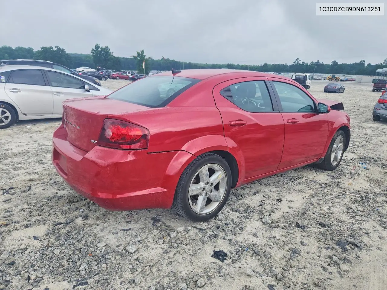2013 Dodge Avenger Sxt VIN: 1C3CDZCB9DN613251 Lot: 56510976