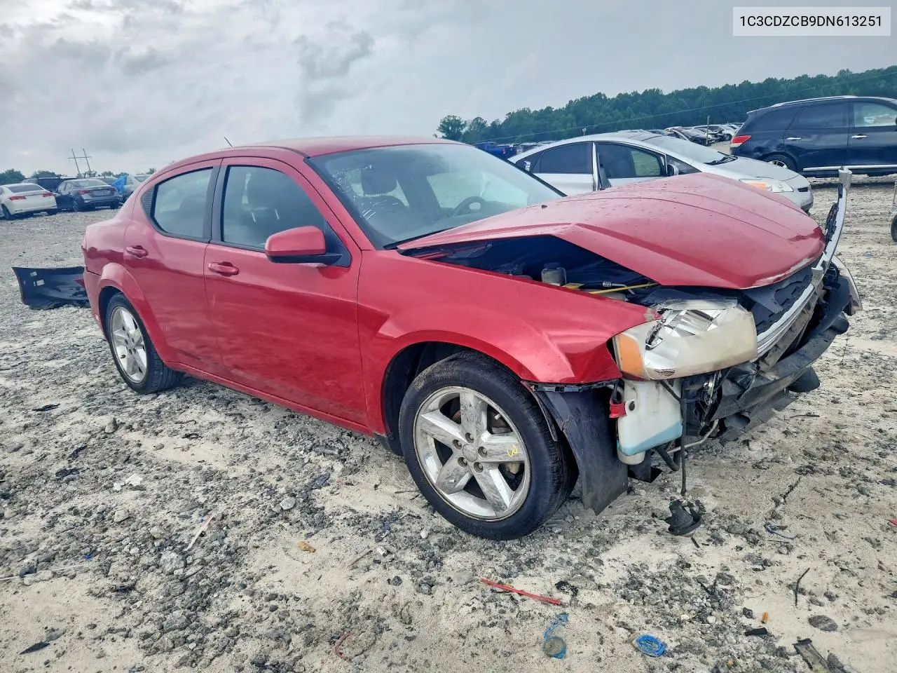 2013 Dodge Avenger Sxt VIN: 1C3CDZCB9DN613251 Lot: 56510976
