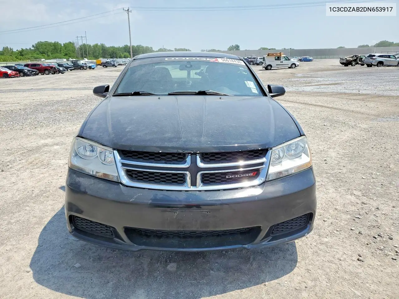 2013 Dodge Avenger Se VIN: 1C3CDZAB2DN653917 Lot: 56618436