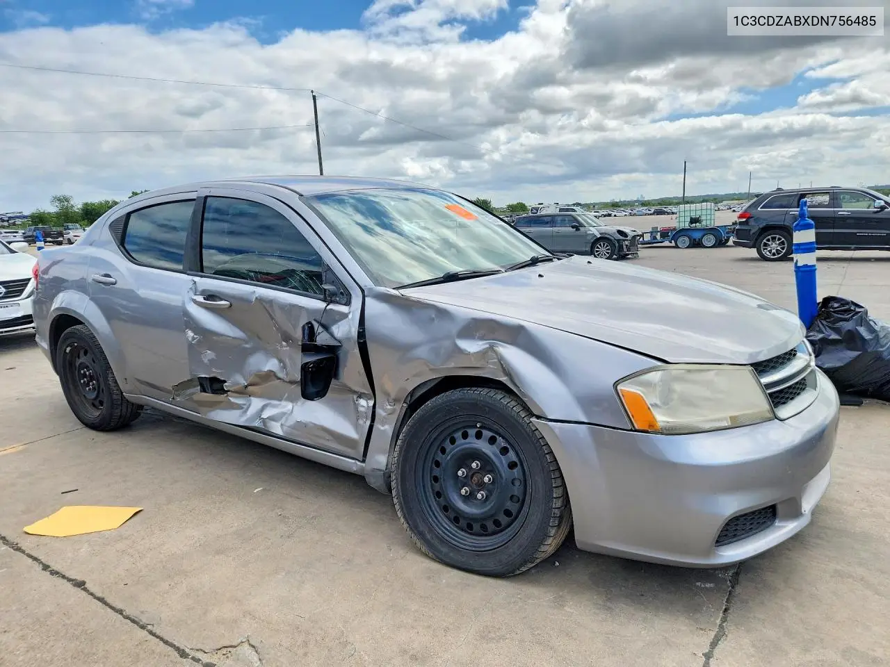 2013 Dodge Avenger Se VIN: 1C3CDZABXDN756485 Lot: 57045376