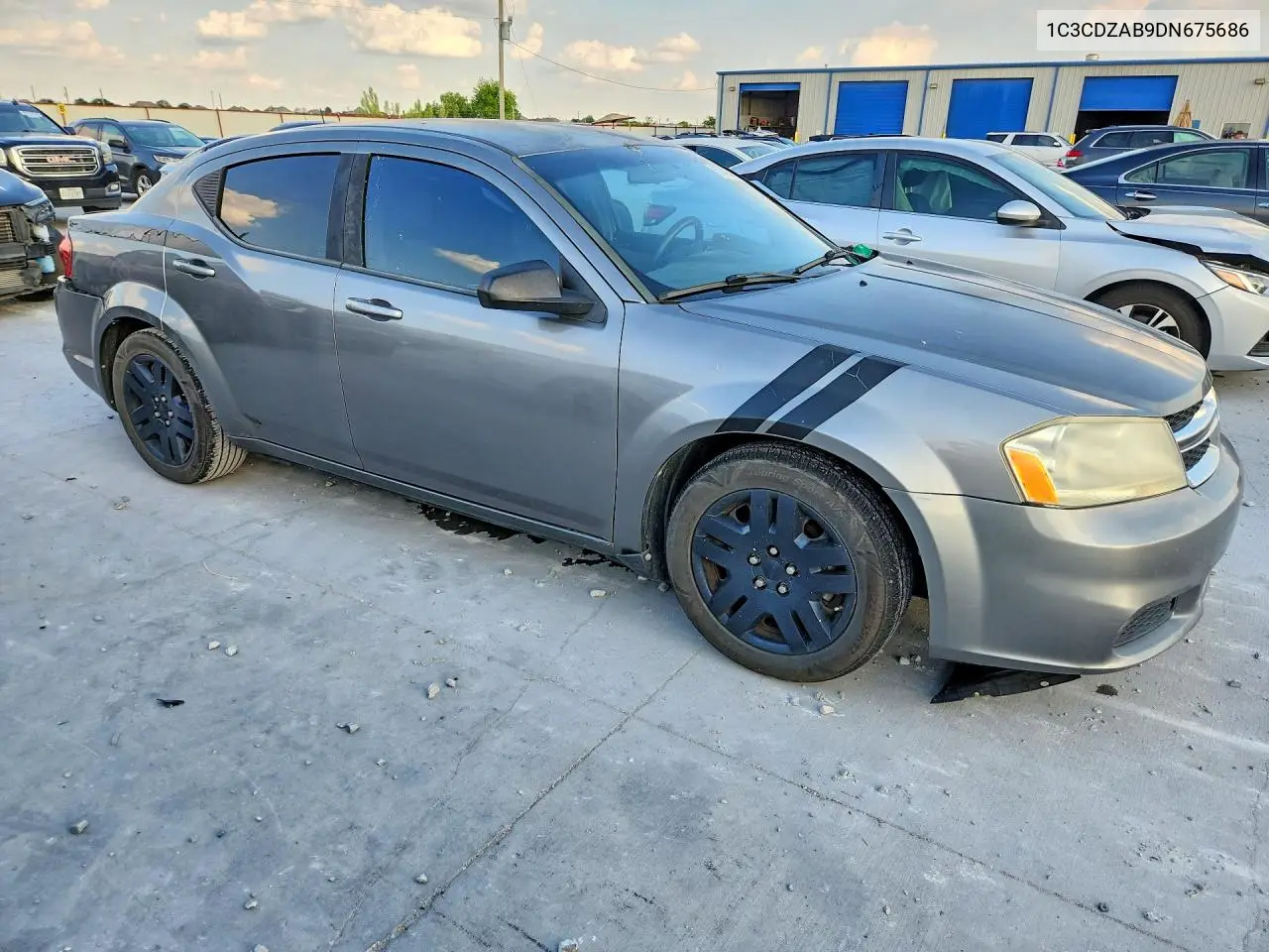 2013 Dodge Avenger Se VIN: 1C3CDZAB9DN675686 Lot: 57483566
