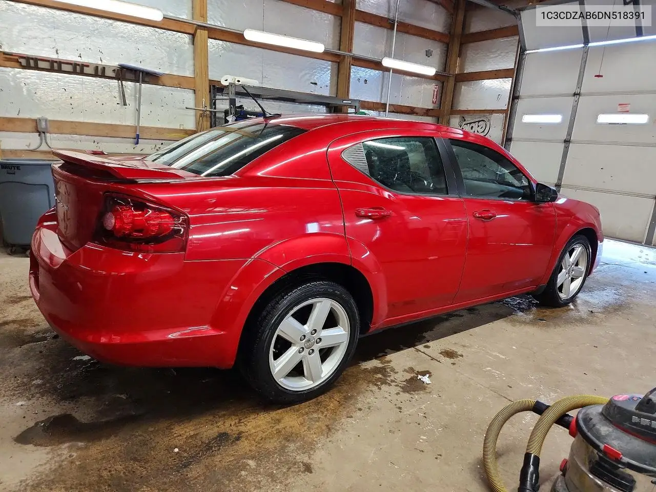 2013 Dodge Avenger Se VIN: 1C3CDZAB6DN518391 Lot: 57493556