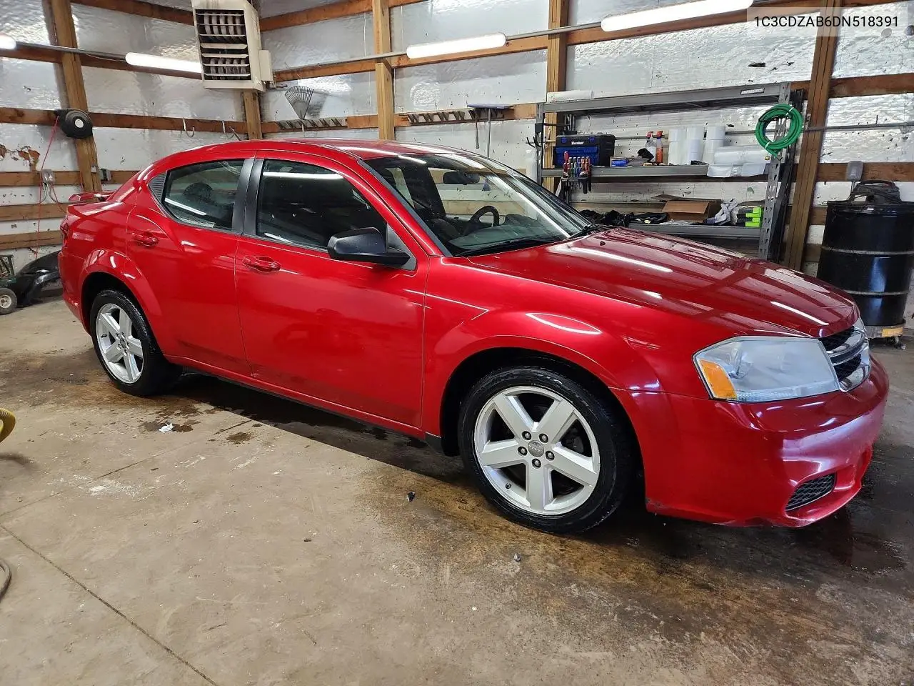 2013 Dodge Avenger Se VIN: 1C3CDZAB6DN518391 Lot: 57493556