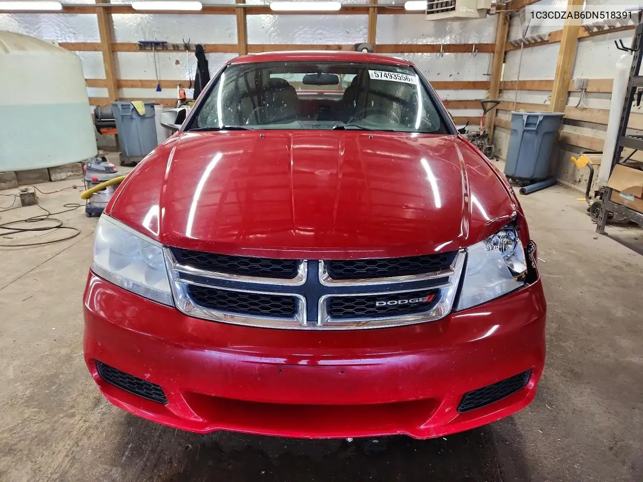 2013 Dodge Avenger Se VIN: 1C3CDZAB6DN518391 Lot: 57493556