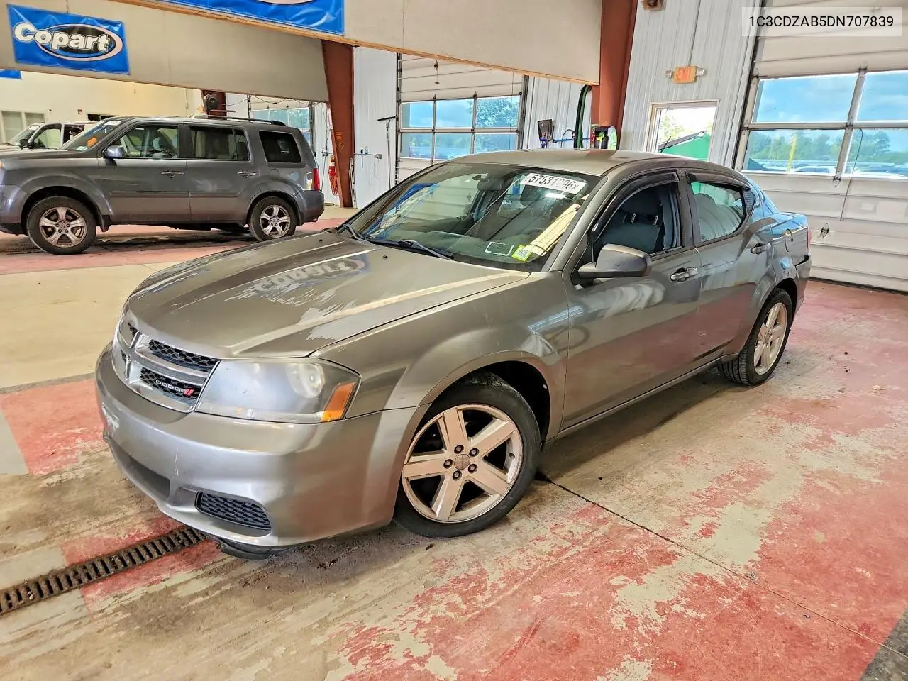 2013 Dodge Avenger Se VIN: 1C3CDZAB5DN707839 Lot: 57531396