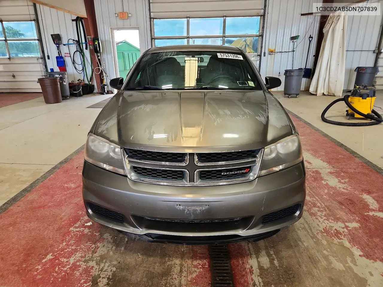 2013 Dodge Avenger Se VIN: 1C3CDZAB5DN707839 Lot: 57531396