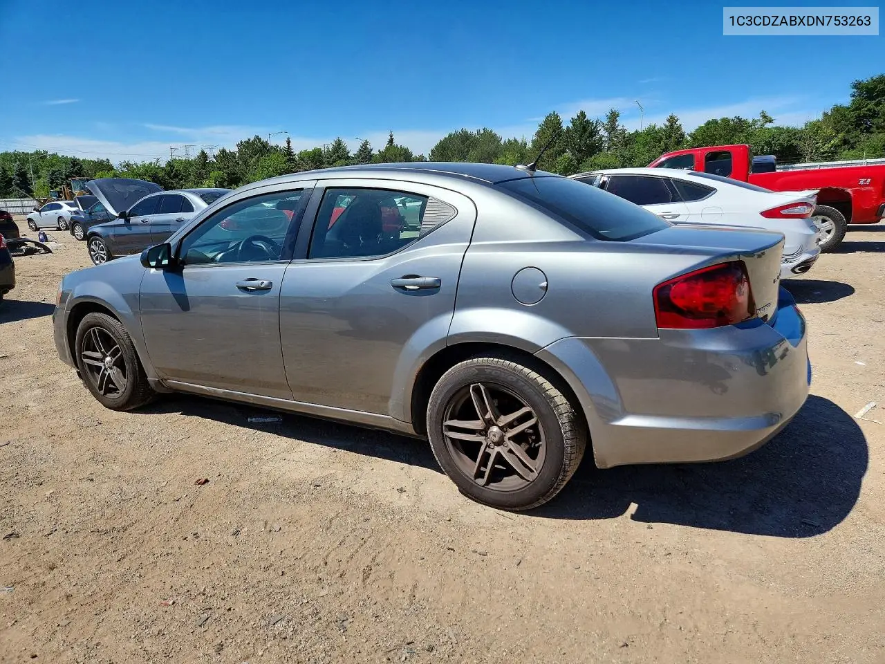 2013 Dodge Avenger Se VIN: 1C3CDZABXDN753263 Lot: 57913386