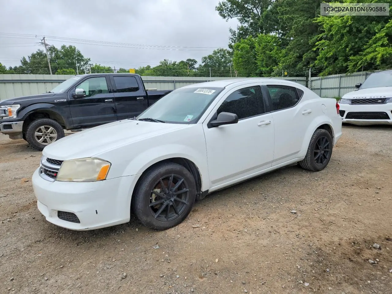 2013 Dodge Avenger Se VIN: 1C3CDZAB1DN690585 Lot: 58041376