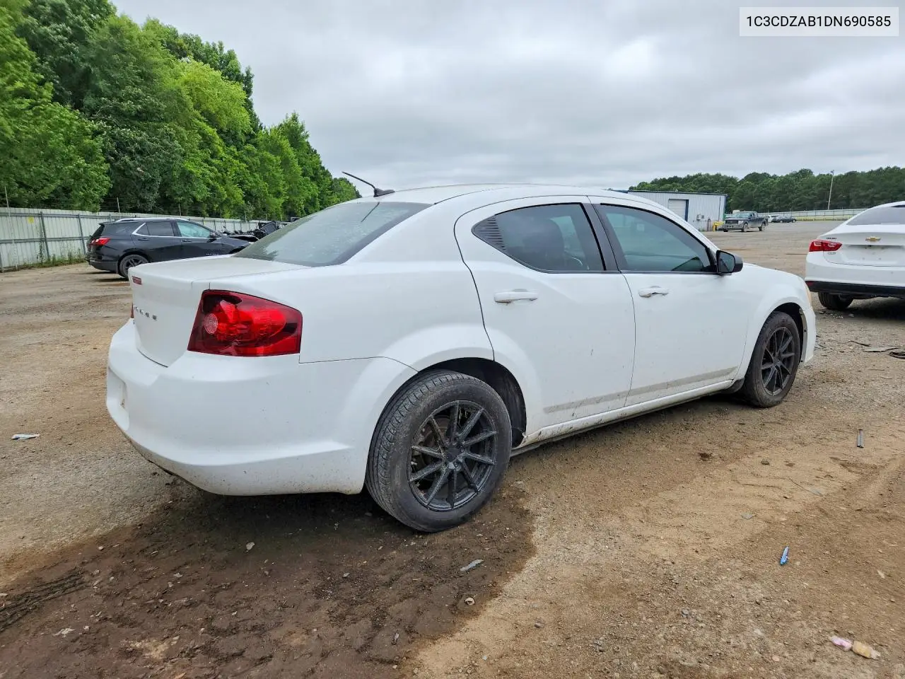 2013 Dodge Avenger Se VIN: 1C3CDZAB1DN690585 Lot: 58041376