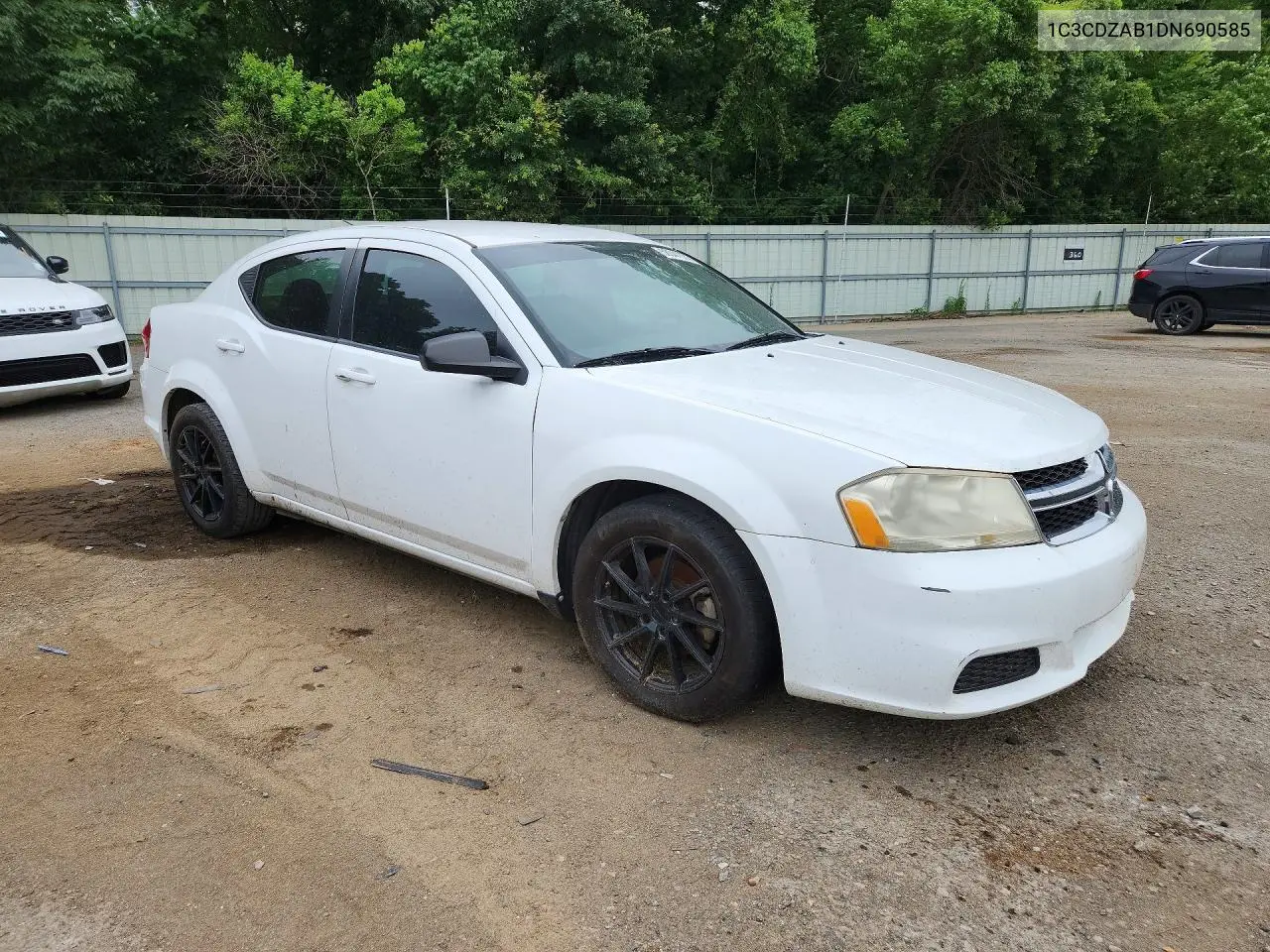 2013 Dodge Avenger Se VIN: 1C3CDZAB1DN690585 Lot: 58041376