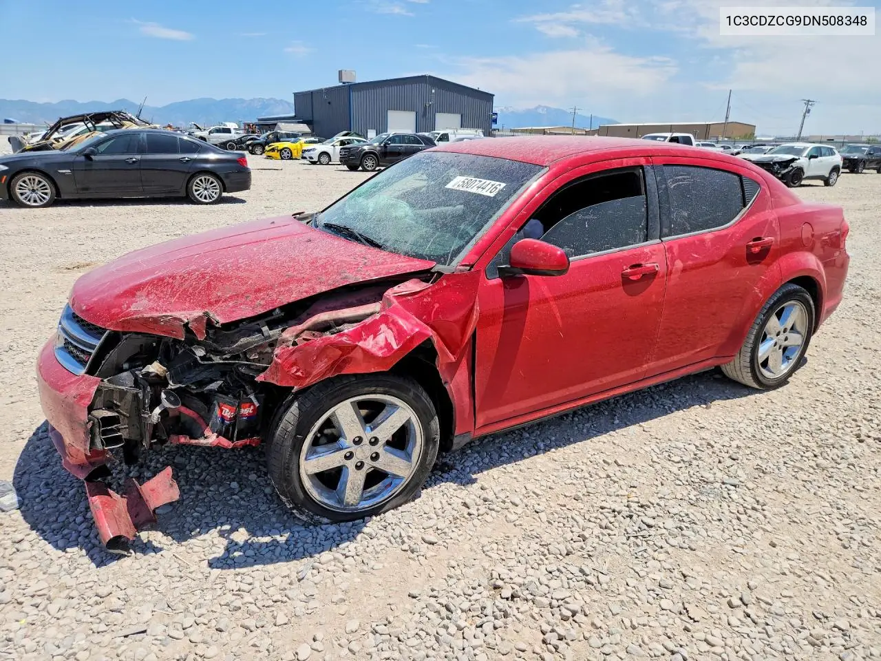 2013 Dodge Avenger Sxt VIN: 1C3CDZCG9DN508348 Lot: 58074416