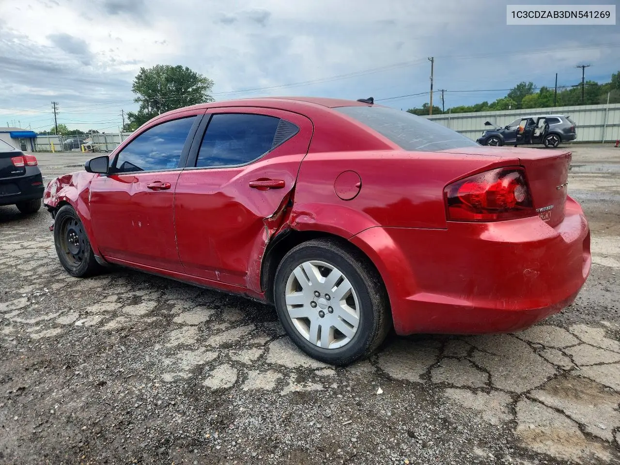 2013 Dodge Avenger Se VIN: 1C3CDZAB3DN541269 Lot: 58363136