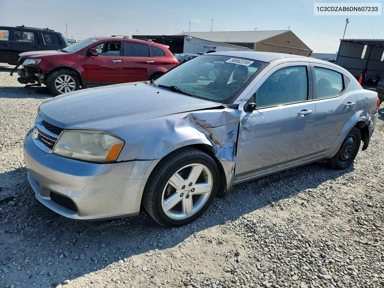 2013 Dodge Avenger Se VIN: 1C3CDZAB6DN607233 Lot: 58662316
