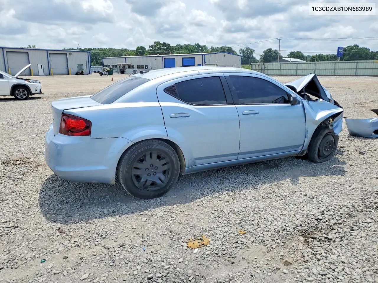 2013 Dodge Avenger Se VIN: 1C3CDZAB1DN683989 Lot: 58737176