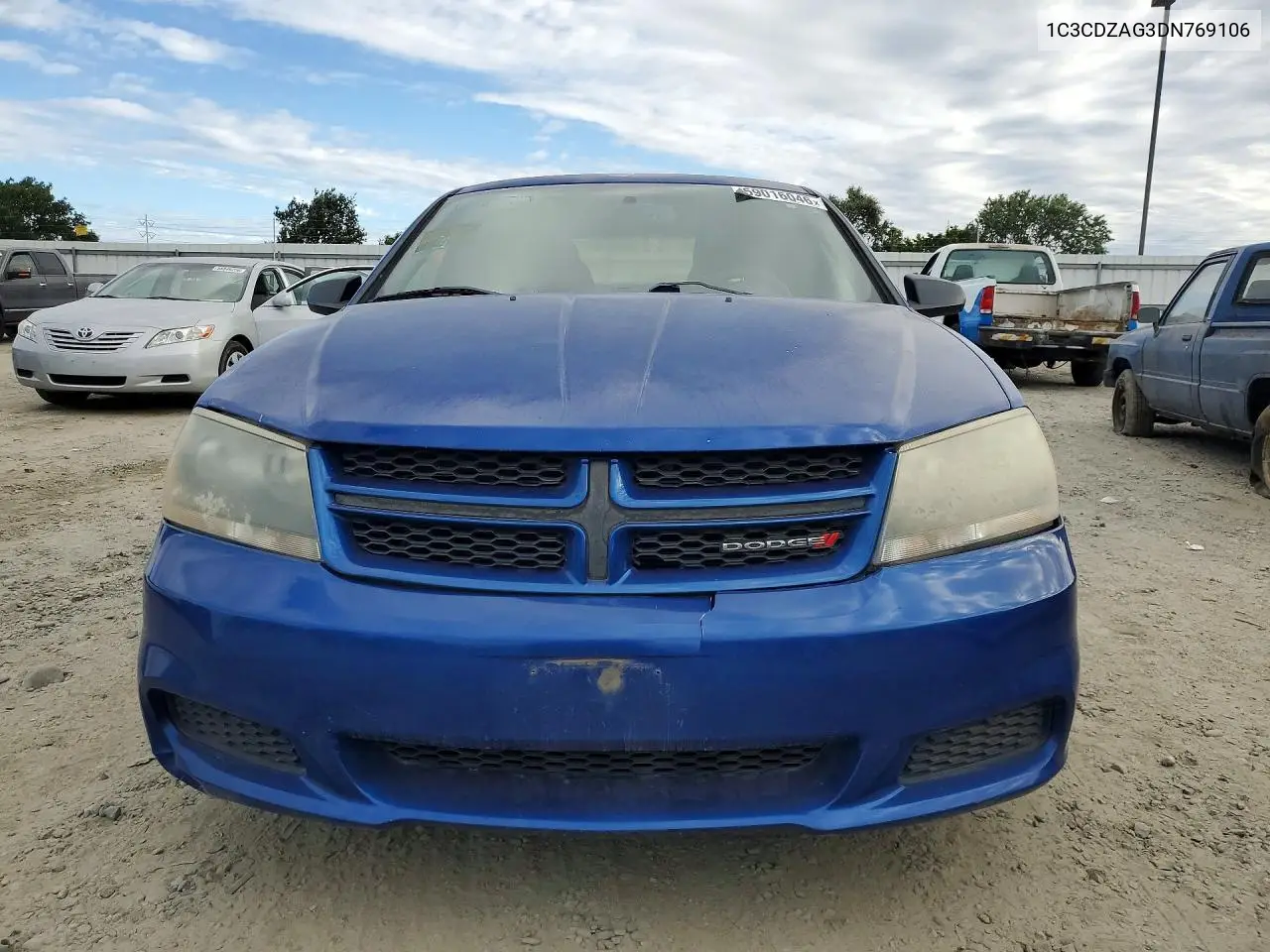 2013 Dodge Avenger Se VIN: 1C3CDZAG3DN769106 Lot: 59016046