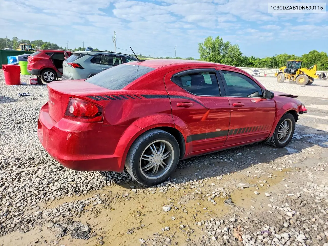 2013 Dodge Avenger Se VIN: 1C3CDZAB1DN590115 Lot: 59174246