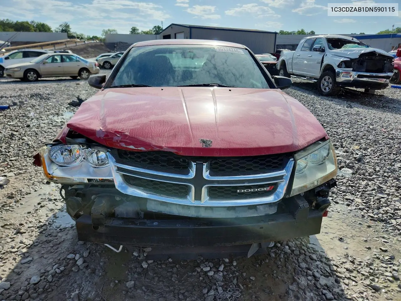 2013 Dodge Avenger Se VIN: 1C3CDZAB1DN590115 Lot: 59174246