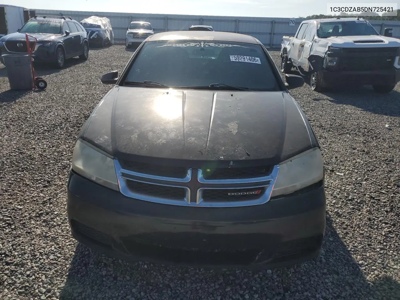 2013 Dodge Avenger Se VIN: 1C3CDZAB5DN725421 Lot: 59291406