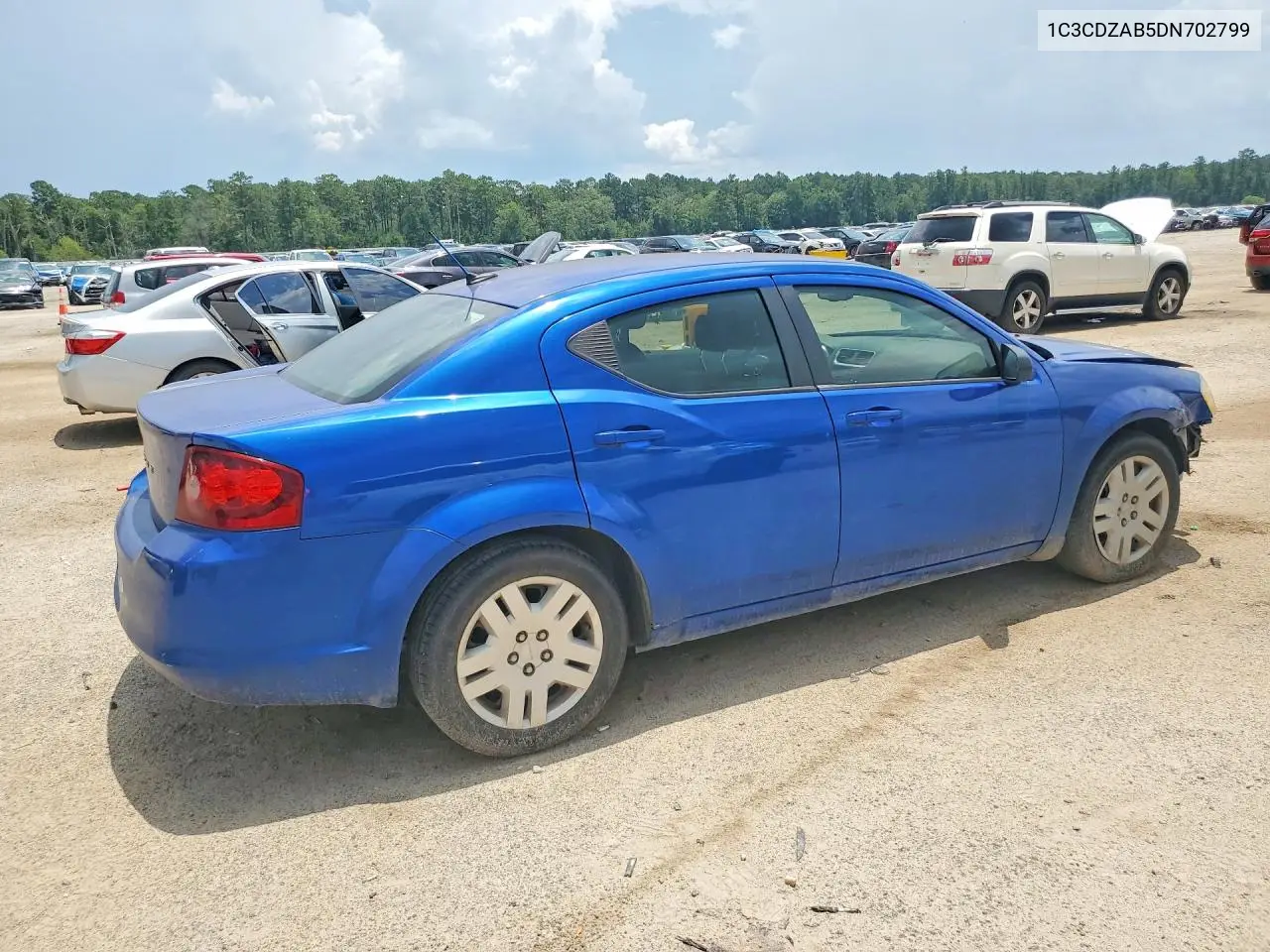 2013 Dodge Avenger Se VIN: 1C3CDZAB5DN702799 Lot: 59549586