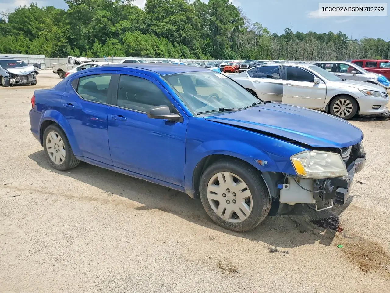 2013 Dodge Avenger Se VIN: 1C3CDZAB5DN702799 Lot: 59549586