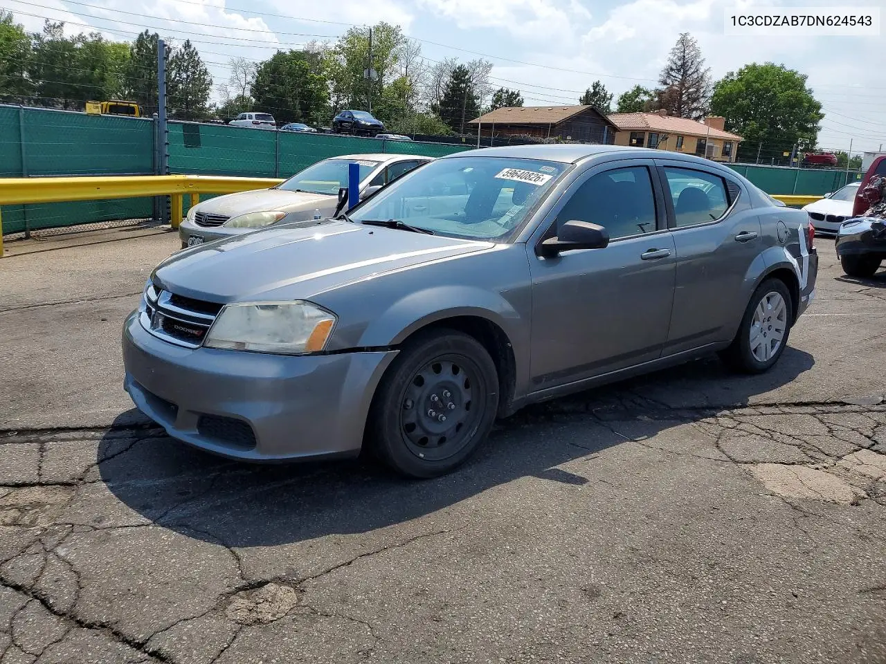 2013 Dodge Avenger Se VIN: 1C3CDZAB7DN624543 Lot: 59640826