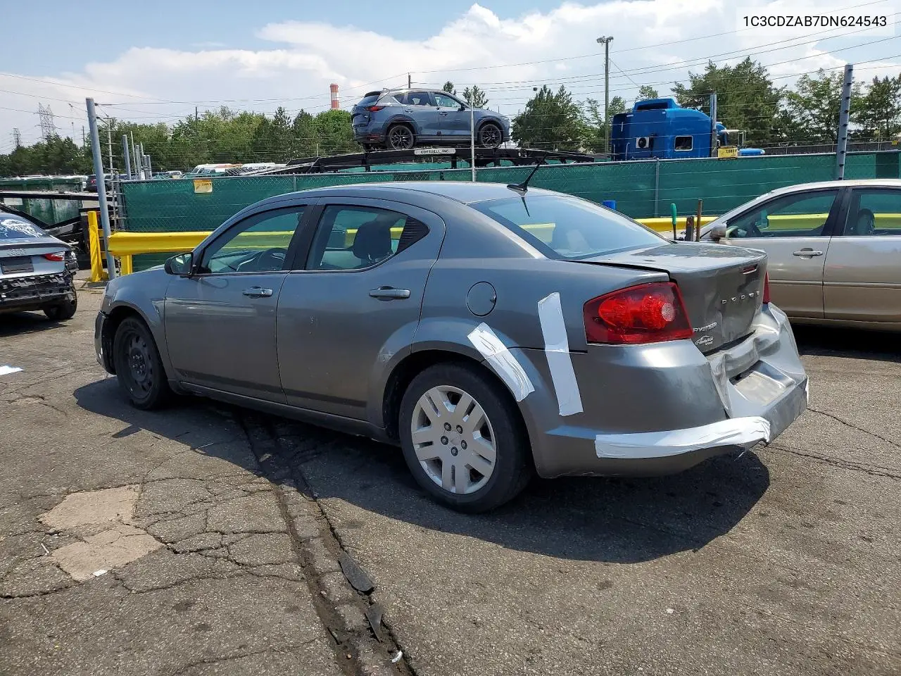 2013 Dodge Avenger Se VIN: 1C3CDZAB7DN624543 Lot: 59640826