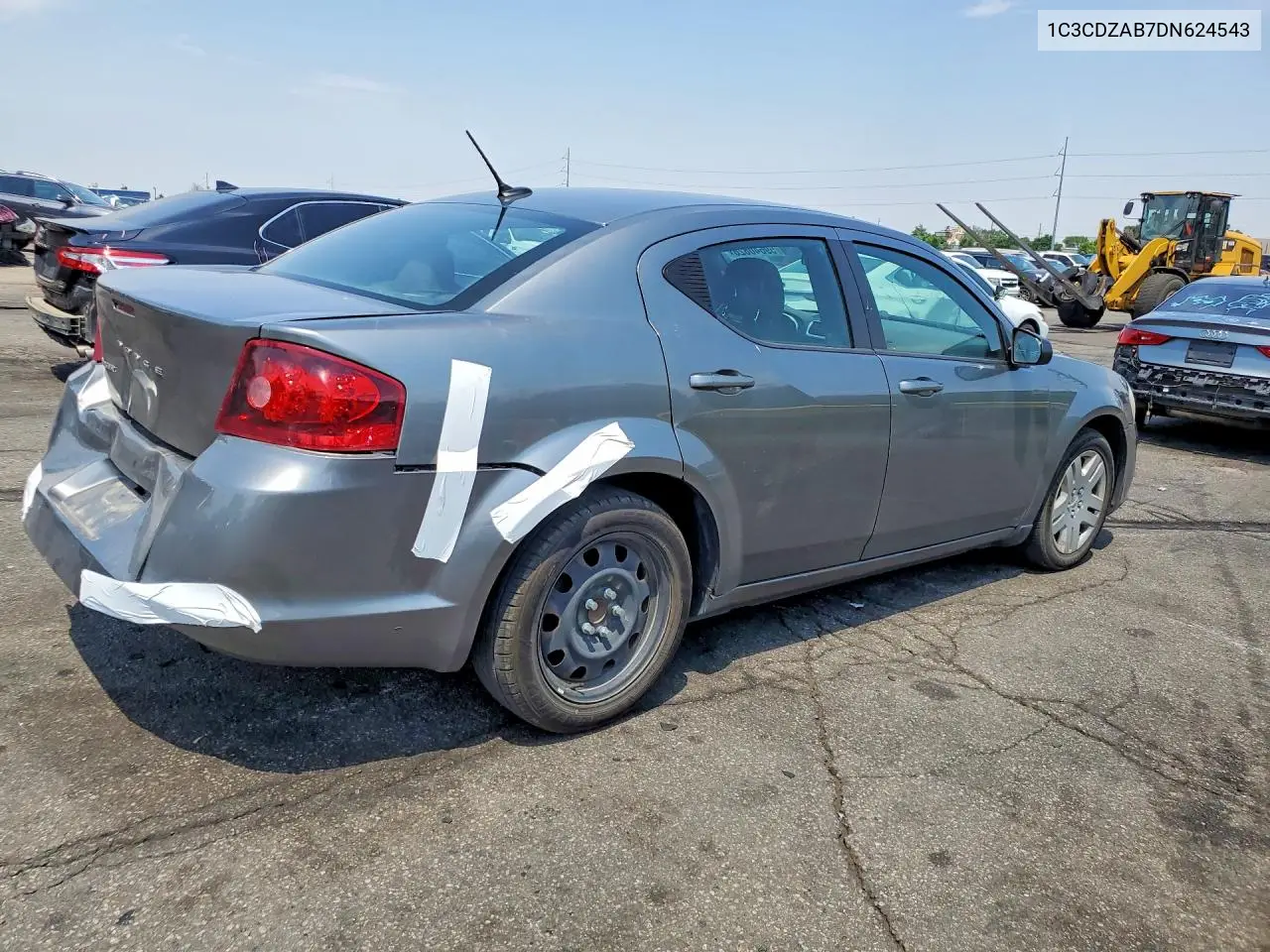 2013 Dodge Avenger Se VIN: 1C3CDZAB7DN624543 Lot: 59640826