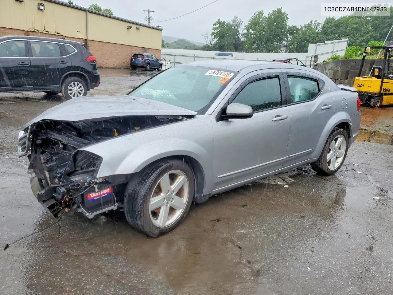2013 Dodge Avenger Se VIN: 1C3CDZAB4DN642983 Lot: 59780126