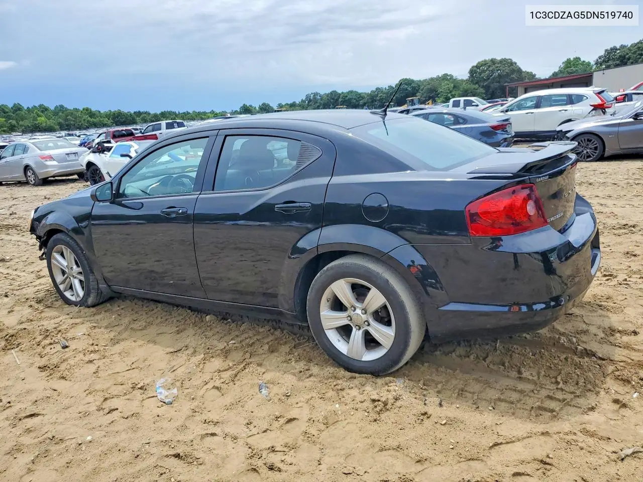 2013 Dodge Avenger Se VIN: 1C3CDZAG5DN519740 Lot: 59811346