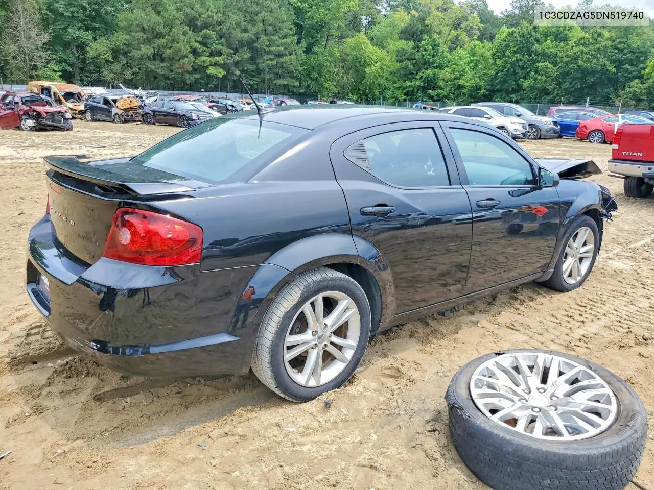 2013 Dodge Avenger Se VIN: 1C3CDZAG5DN519740 Lot: 59811346