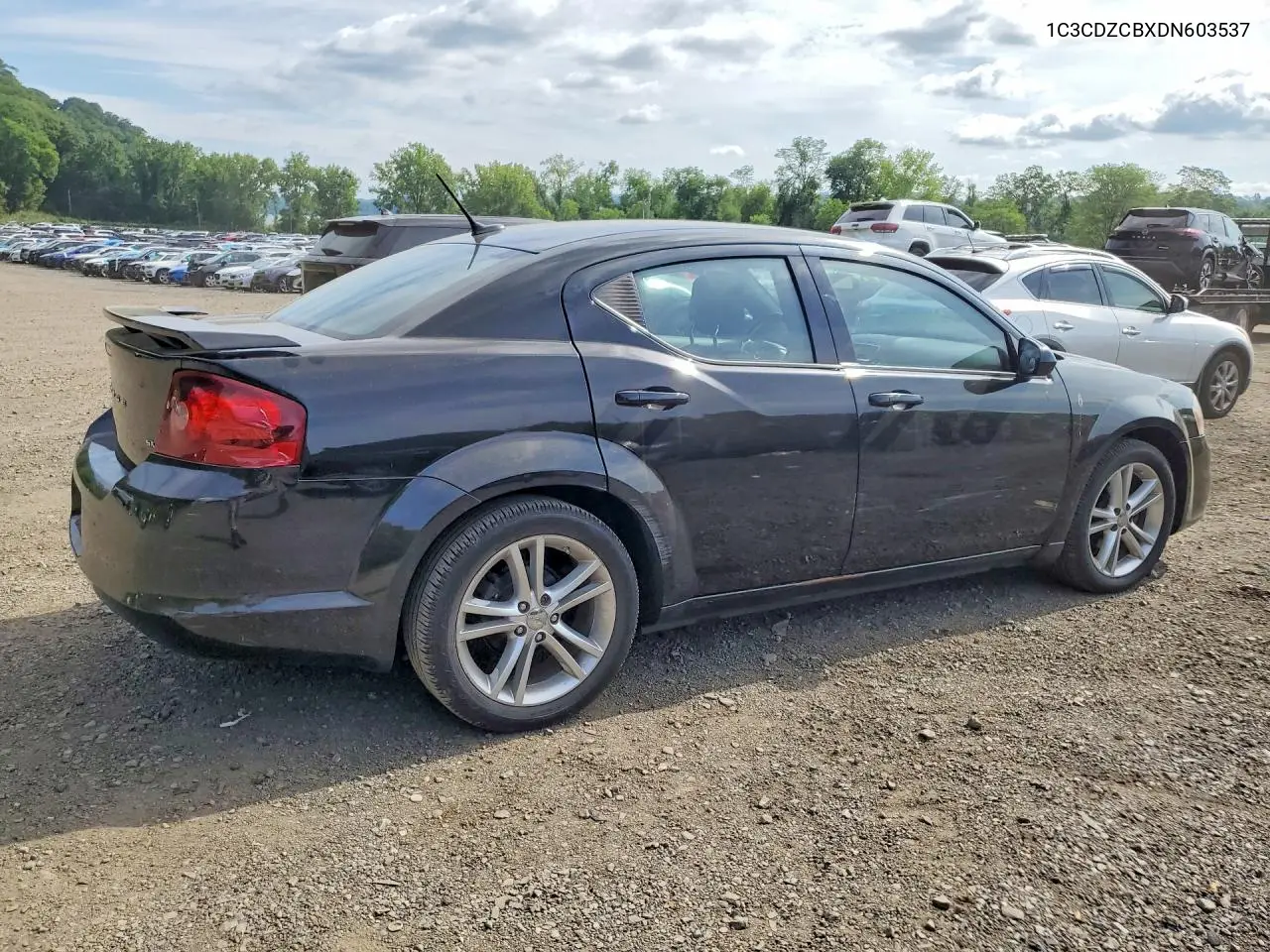 2013 Dodge Avenger Sxt VIN: 1C3CDZCBXDN603537 Lot: 59931986
