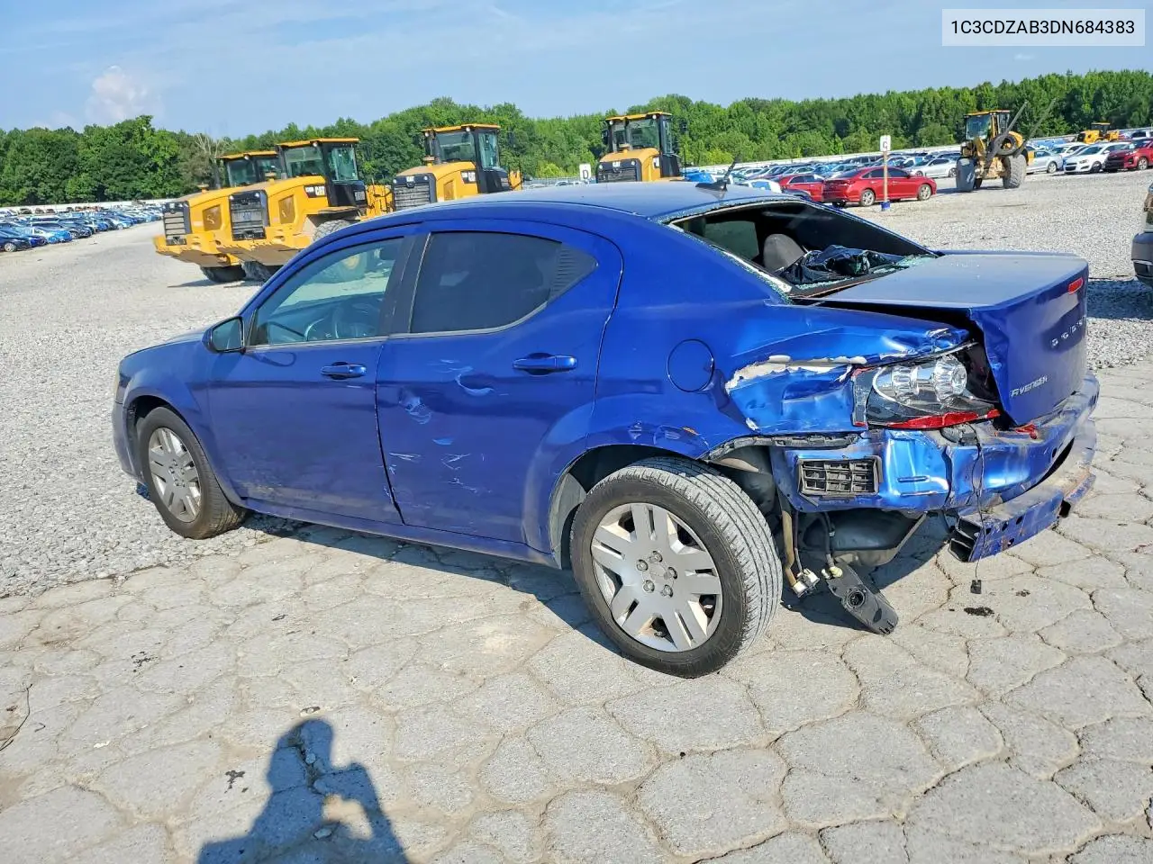 2013 Dodge Avenger Se VIN: 1C3CDZAB3DN684383 Lot: 60045266