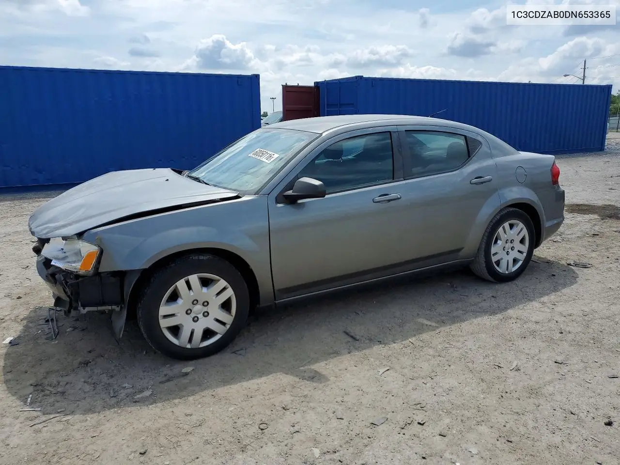 2013 Dodge Avenger Se VIN: 1C3CDZAB0DN653365 Lot: 60050116