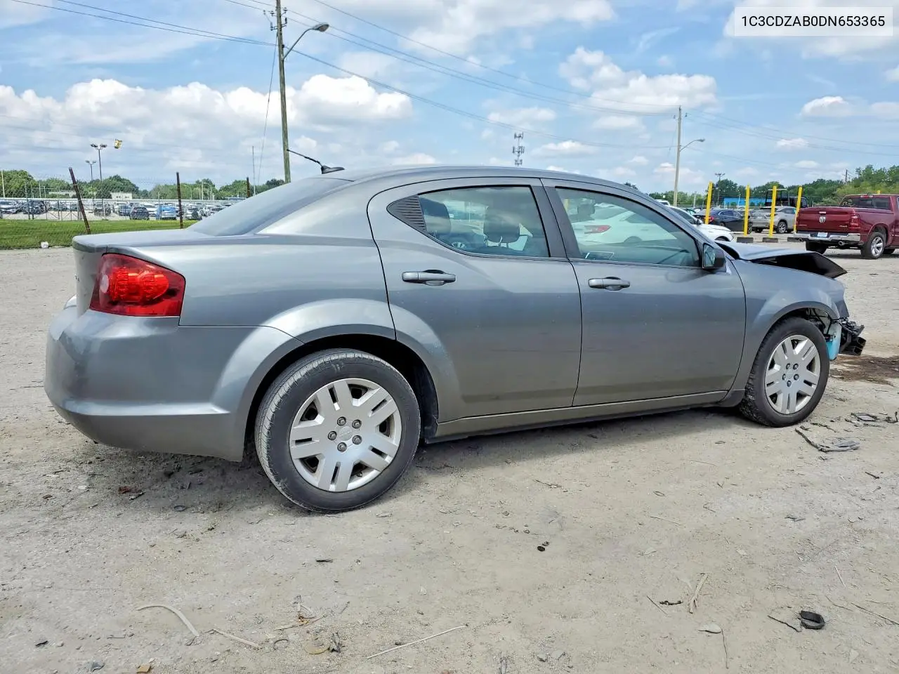 2013 Dodge Avenger Se VIN: 1C3CDZAB0DN653365 Lot: 60050116
